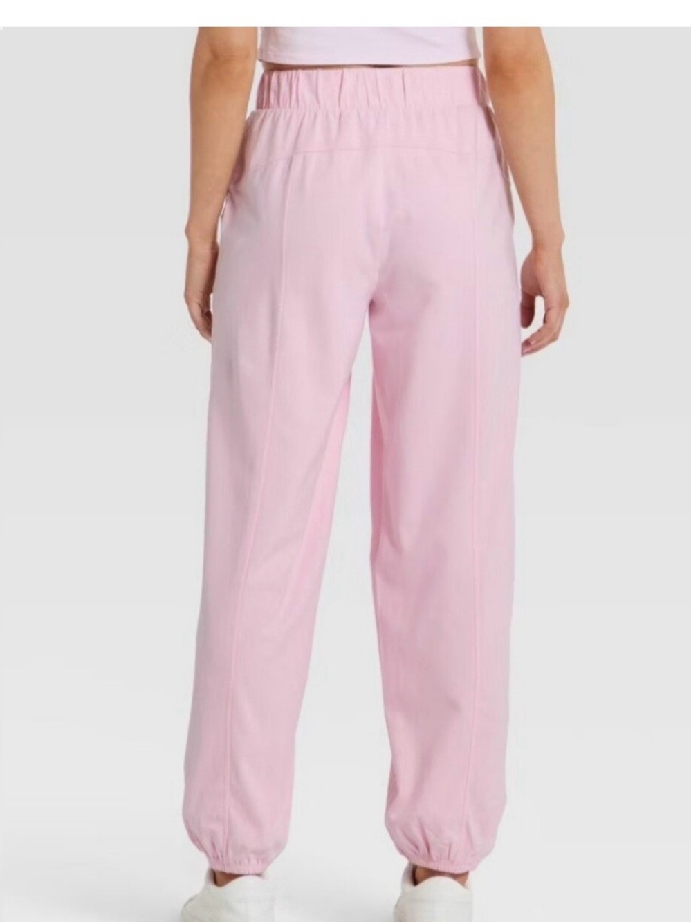 Light Pink Drawstring Joggers - Picture 2 of 10